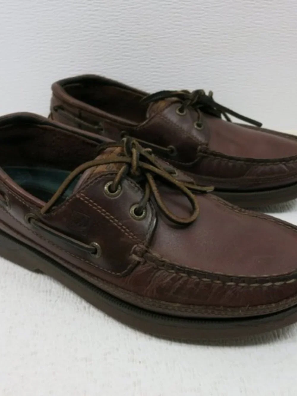 Sperry Oil Tanned Leather Deck Shoes Mako Top-Sider Men's Footwear Shoes Sz 8 M